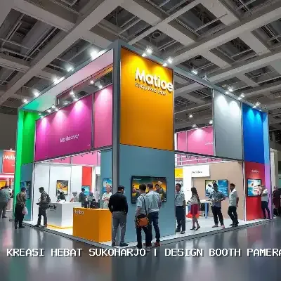 design booth pameran Sukoharjo