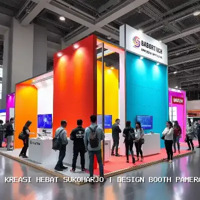Design Booth Pameran Sukoharjo