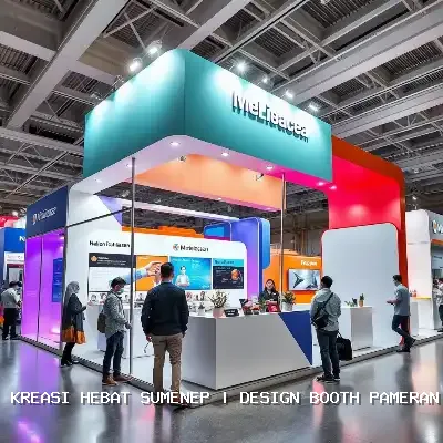 design booth pameran Sumenep