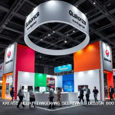 Design Booth Pameran Tangerang Selatan