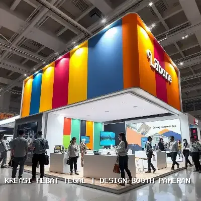 design booth pameran Tegal