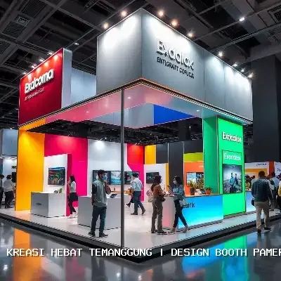design booth pameran Temanggung
