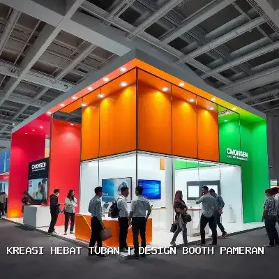 design booth pameran Tuban