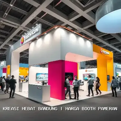 Harga Booth Pameran Bandung – Desain Custom & Finishing Rapi