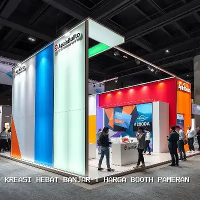 Harga Booth Pameran Banjar: Desain Custom & Finishing Rapi