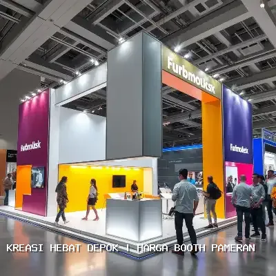 Harga Booth Pameran Depok: Desain Custom & Finishing Rapi