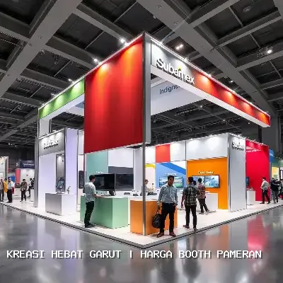 Harga Booth Pameran Garut Desain Custom & Finishing Rapi