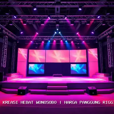 Harga Panggung Rigging 4×6 di Wonosobo