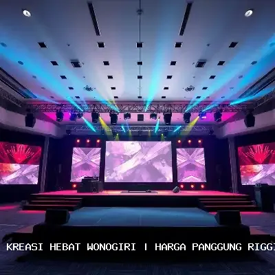 Harga Panggung Rigging 8×10 di Wonogiri