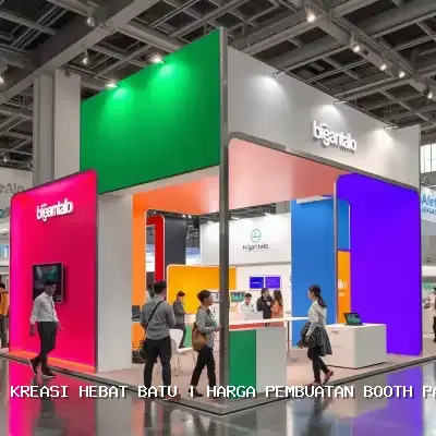 harga pembuatan booth pameran Batu
