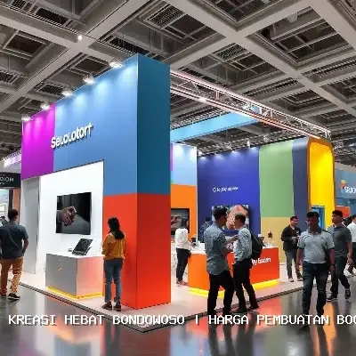harga pembuatan booth pameran Bondowoso