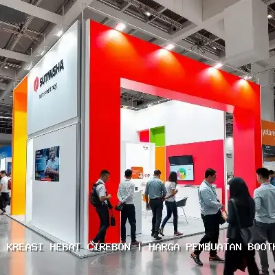 Harga Pembuatan Booth Pameran Cirebon Desain Custom & Finishing Rapi