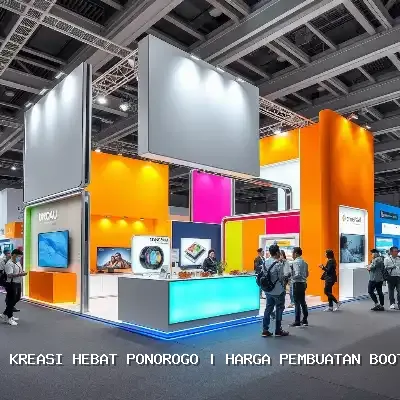 harga pembuatan booth pameran Ponorogo