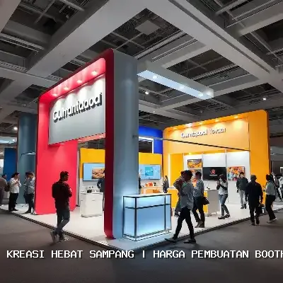 harga pembuatan booth pameran Sampang