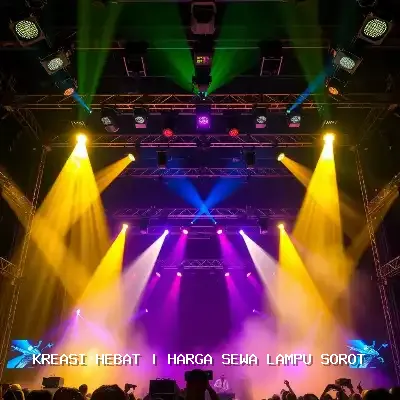 harga sewa lampu sorot