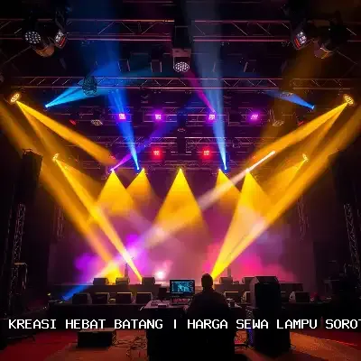 Harga Sewa Lampu Sorot Batang