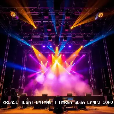 Harga Sewa Lampu Sorot Batang