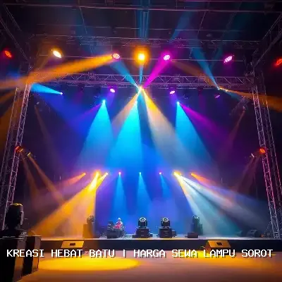 harga sewa lampu sorot Batu