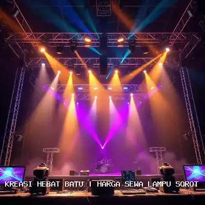 Harga Sewa Lampu Sorot Batu