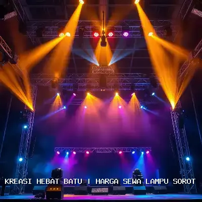 Harga Sewa Lampu Sorot Batu