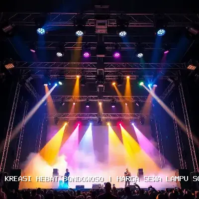 harga sewa lampu sorot Bondowoso