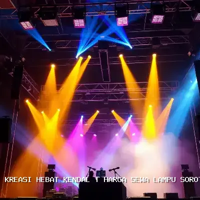 Harga Sewa Lampu Sorot Kendal: Atmosfer Megah untuk Setiap Acara