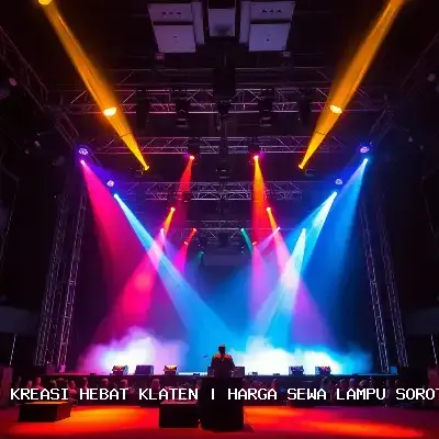 Harga Sewa Lampu Sorot Klaten: Solusi Pencahayaan Profesional