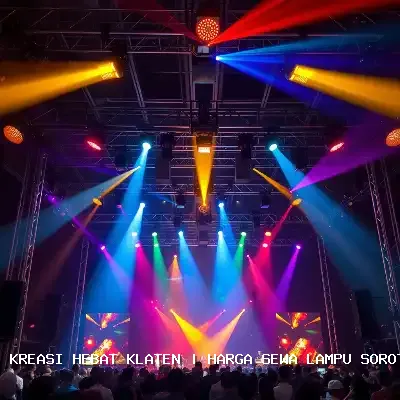 Harga Sewa Lampu Sorot Klaten: Solusi Pencahayaan Profesional