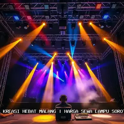 Harga Sewa Lampu Sorot Malang