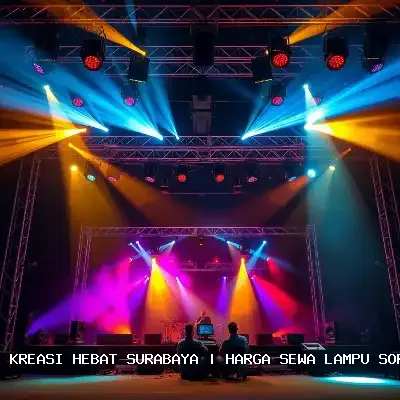 harga sewa lampu sorot Surabaya