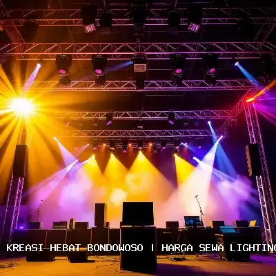 harga sewa lighting Bondowoso