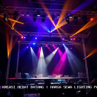 Harga Sewa Lighting Panggung Batang – Atmosfer Megah