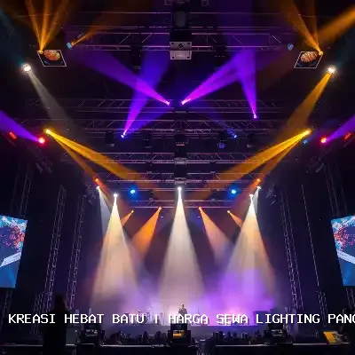 Harga Sewa Lighting Panggung Batu