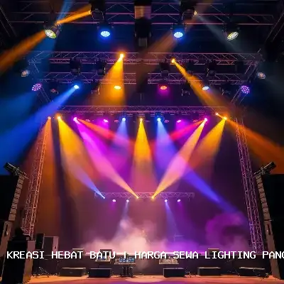 Harga Sewa Lighting Panggung Batu