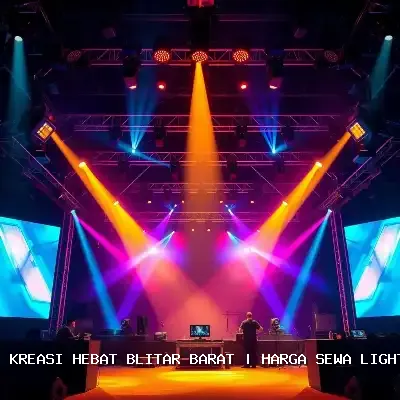 harga sewa lighting panggung Blitar Barat