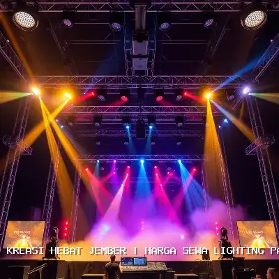 harga sewa lighting panggung Jember
