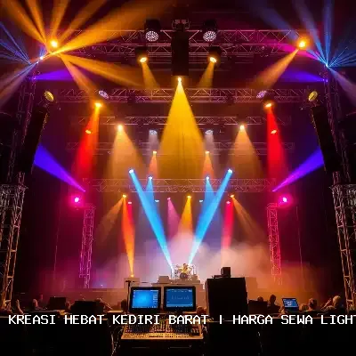 harga sewa lighting panggung Kediri Barat
