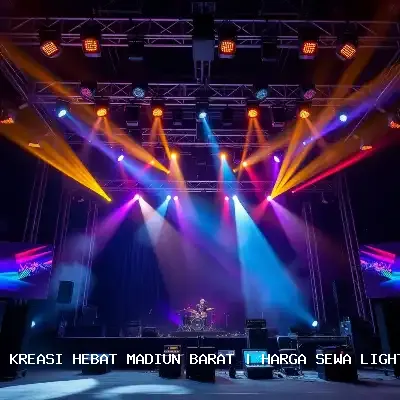 harga sewa lighting panggung Madiun Barat