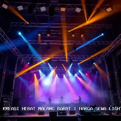harga sewa lighting panggung Malang Barat