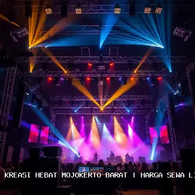 harga sewa lighting panggung Mojokerto Barat