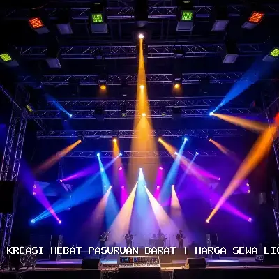 harga sewa lighting panggung Pasuruan Barat