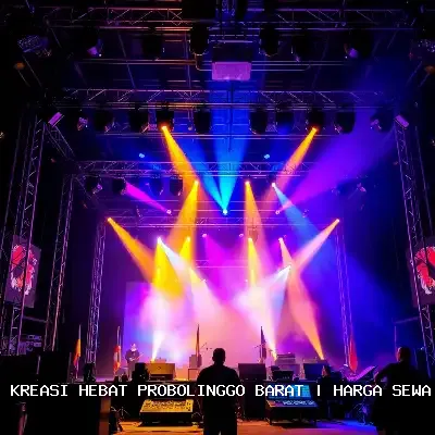 harga sewa lighting panggung Probolinggo Barat