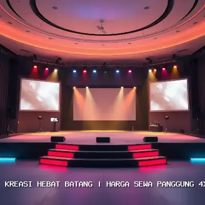 Harga Sewa Panggung 4×4 Batang