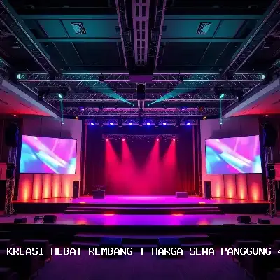 harga sewa panggung 4x4 Rembang