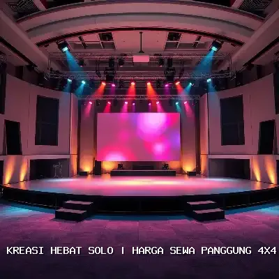harga sewa panggung 4x4 Solo