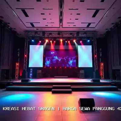 harga sewa panggung 4x4 Sragen