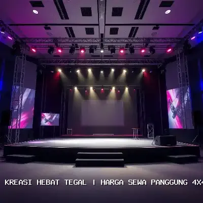 Harga Sewa Panggung 4×4 di Tegal