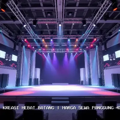 Harga Sewa Panggung 4×6 Batang