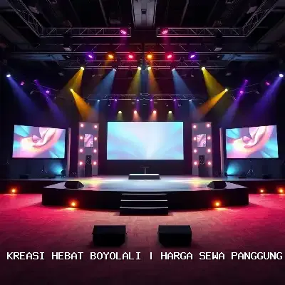 Harga Sewa Panggung 4×6 Boyolali