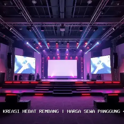 Harga Sewa Panggung 4×6 Rembang